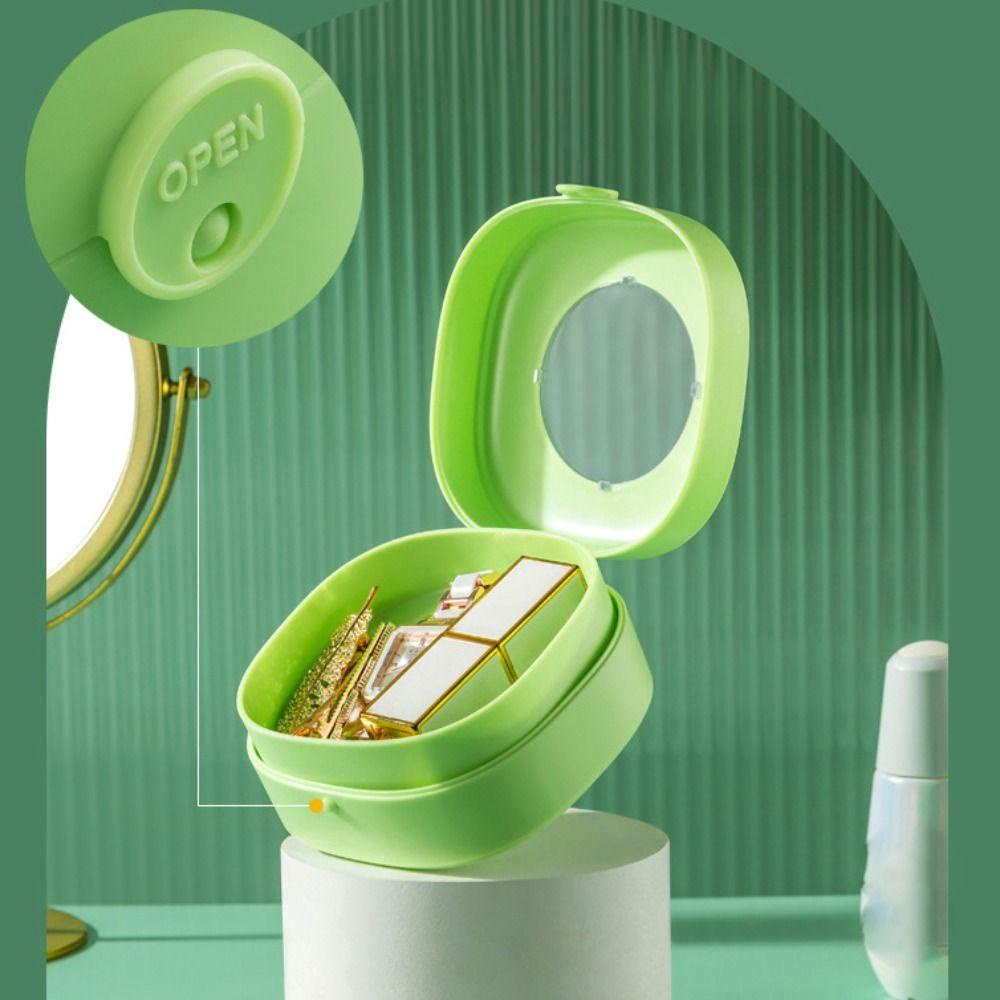 Mxbeauty Kemasan Perhiasan Portable Fashion Travel Rings Case Plastik Untuk Kotak Kalung Cincin