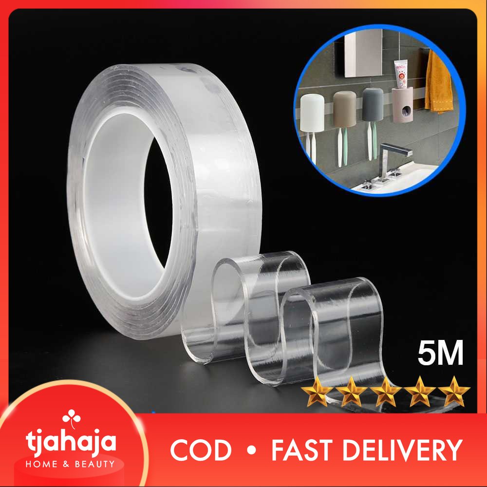 

SzGlue Double Tape Perekat No Trace Washable Sticker - J007
