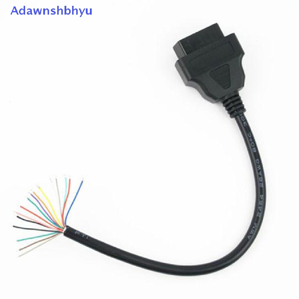 Adhyu OBD OBD-II 16pin Female Extension Connector Untuk Buka Pasang Kawat Kabel Diagnostik ID