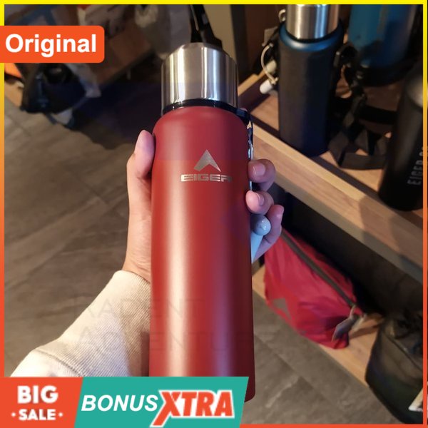 Botol Eiger1989 Therno 600 Bottle 91000 7022 Maroon Original Bandung