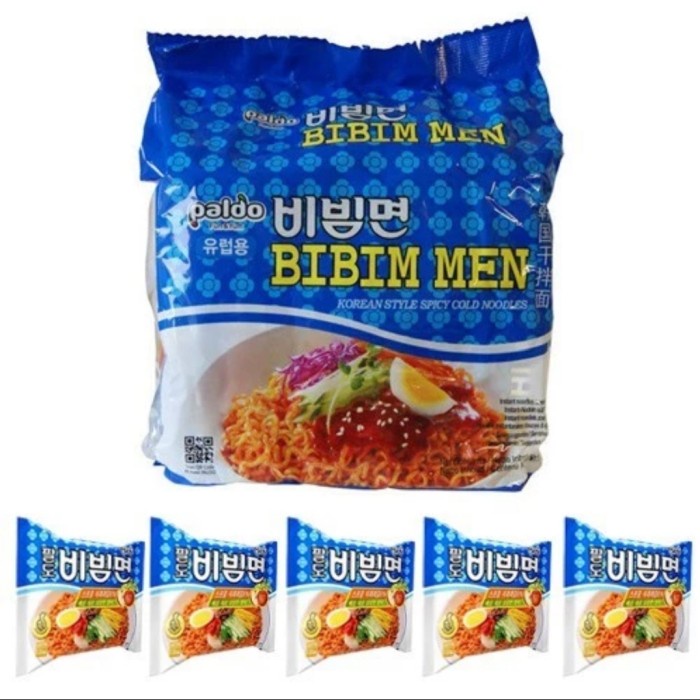 paldo bibimmen per pack isi 130 gr x 5/mie paldo korea FM