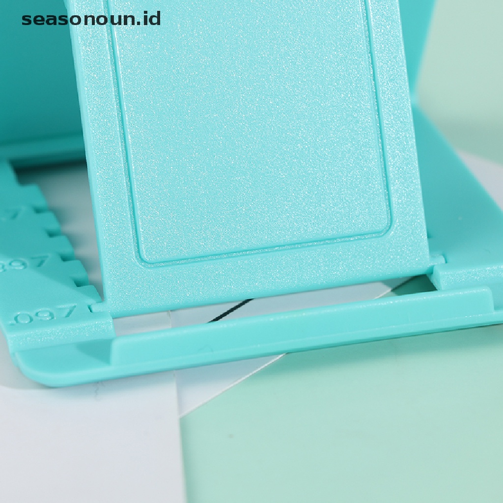 Seasonoun Phone Holder Desk Stand Handphone Tripod Dudukan Telepon Meja Lipat Plastik.