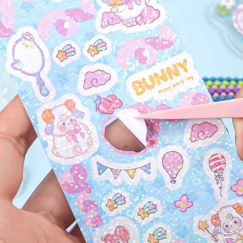 Needway   Guka Sticker Set Mainan Anak Perempuan Diy Toys Guka Tools Large Gift Box Lengkap Kotak Penyimpanan Diy Akun Manual Bahan Stiker Akun Manual