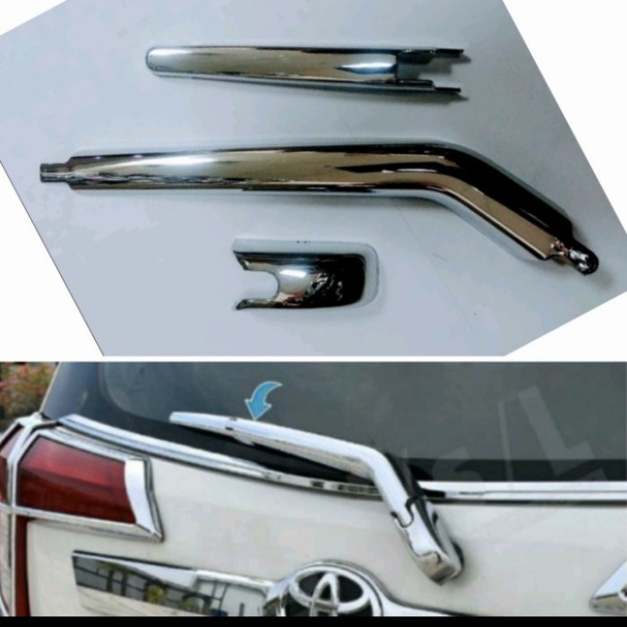 Cover Wiper Belakang Chrome Calya Sigra 2016-2022- KHAIRUN Variasi mobil