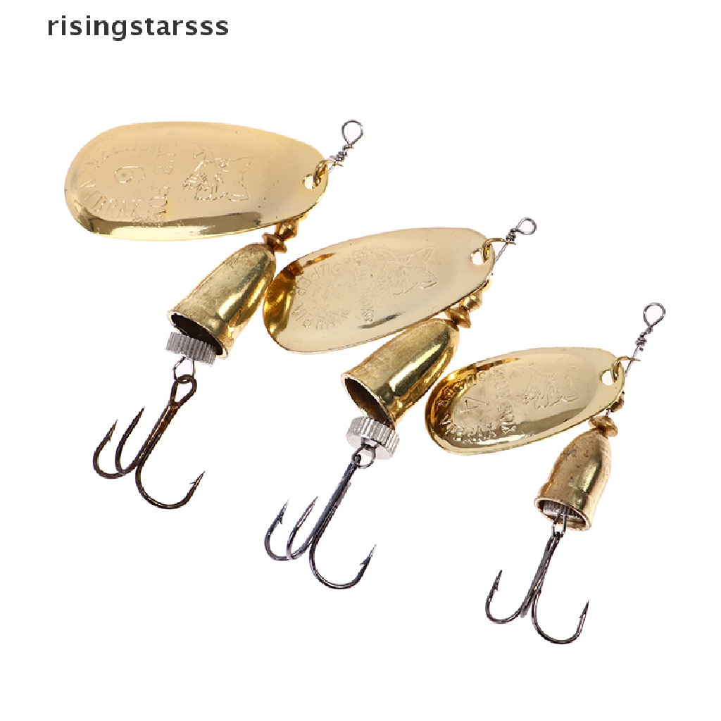 Rsid Span-new Blade Rotag Spinner Metal Lure Kuningan Buatan Sendok Umpan Pancing Tackle Jelly