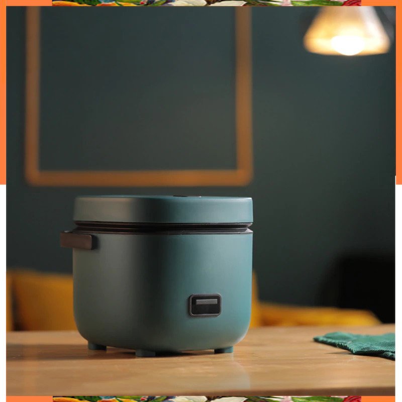 PROMO PROMO COD + JIASHI Rice Cooker Mini 800 ML - JWS-6661B - Green PROMO PROMO COD +