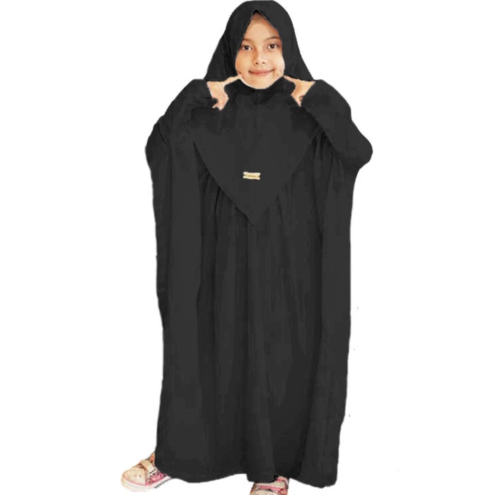 ARABIC BERLABEL Abaya Kaftan Zulaikha Kids Set Khimar with Mom Abaya Anak By Humasyari / Kaftan Kids