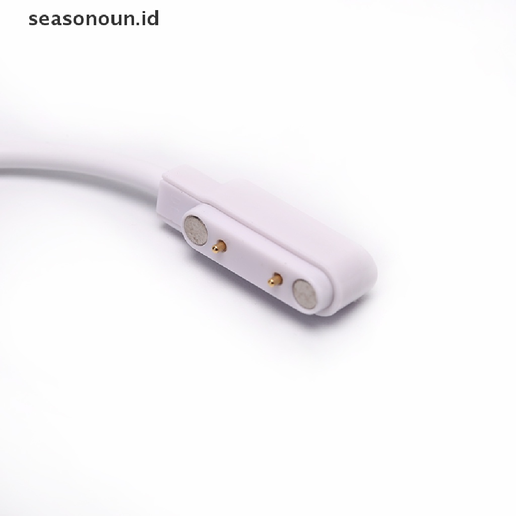 Seasonoun Kabel Charger USB Charging Magnetik Cradle Dock Base Untuk Jam Tangan 2pin 7.62mm.