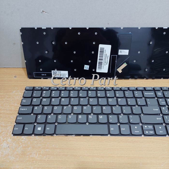 Keyboard LEN Ideapad 320-15IKB 320-15ABR 320-15 Series Tombol Power