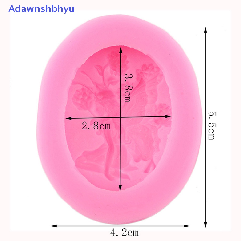 Adhyu Fairy Silicone Mold Alat Dekor Kue Cookie Baking Candy Cetakan Sabun Coklat ID