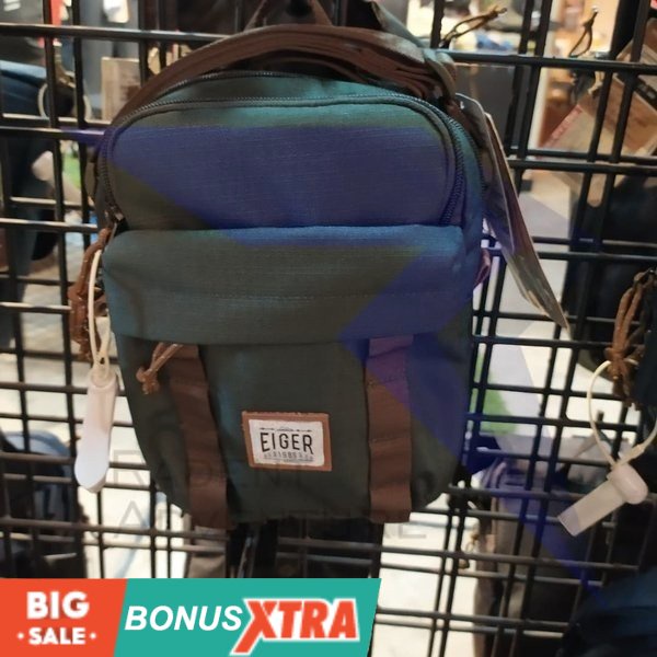 Tas Selempang EIGER1989 Seaway 2.0 Pouch Bag 3L 91000 5343 Green Hijau Original MURAH KEREN AWET