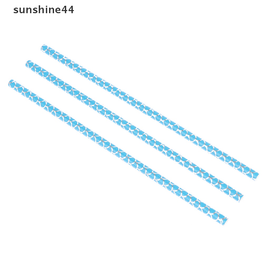 Sunshine 25pcs Paper Mermaids Straw Birthday Party Drinking Straws Decor Supplies ID