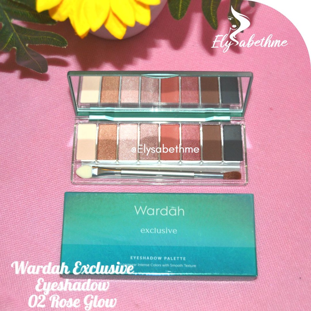 ✿ELYSABETHME✿ Wardah Exclusive Eyeshadow Pallette perona mata berwarna tahan lama anti luntur