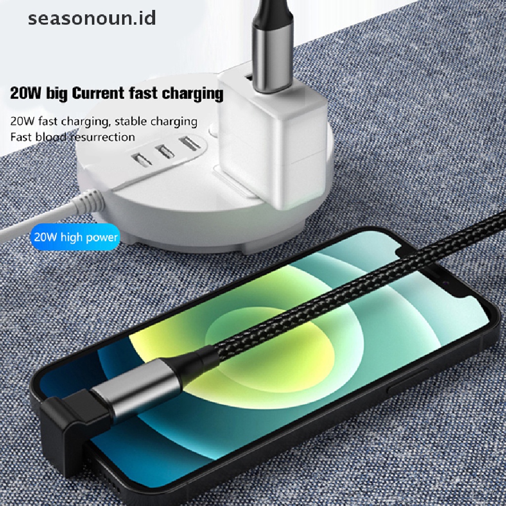 Seasonoun Type-c To Lighg PD 20w U-Shape OTG Adapter Charging Transfer Data Adaptador.