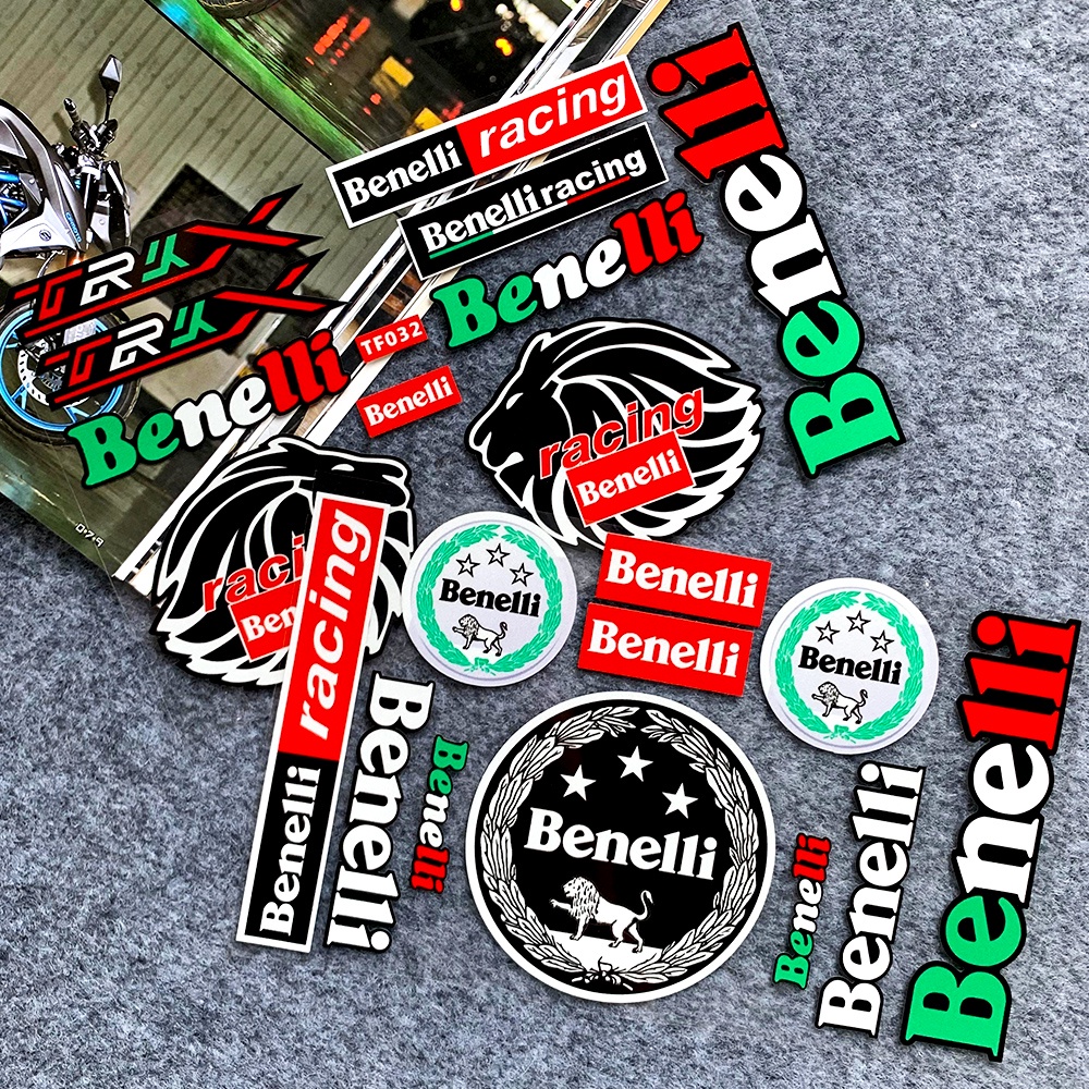 Benelli TNT125 BN600/300 TRK502X Motor Reflektif Stiker Lokomotif Modifikasi Dekorasi Penutup Goresan Stiker Tahan Air Tabir Surya Decal