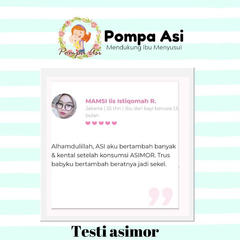 Herba ASIMOR Asi Booster Halal Herbal / Pelancar Asi Kapsul