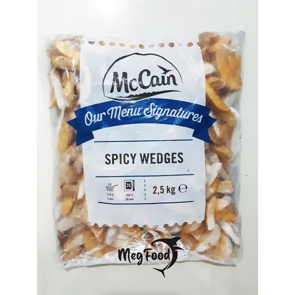 

McCain Spicy Wedges 1 karton ( 5 Pack x 2.5 kg )