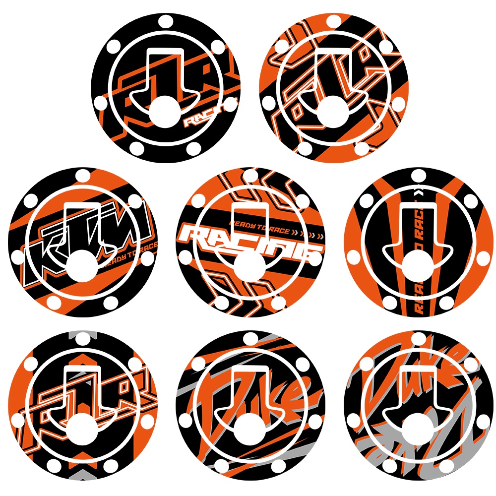 Ktm390 DUKE790 Stiker Modifikasi Body Motor 3D Reflektiffuel Tank Fuel Cap Sticker Cover Scratch Decal