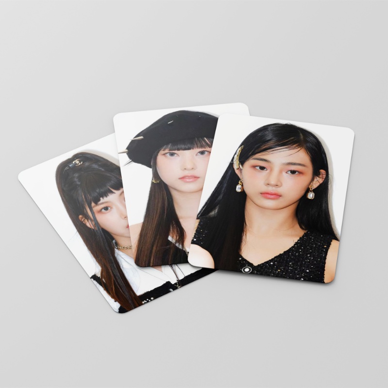 55pcs/set KPOP New Jeans Photocards Album Perhatian Kartu Lomo Koleksi HD HYEIN MINJI HANNI