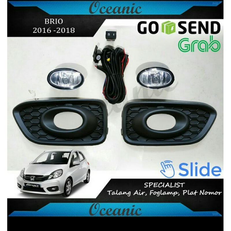 foglamp Lampu Kabut mobil Honda brio 2016-2020 Variasi mobil