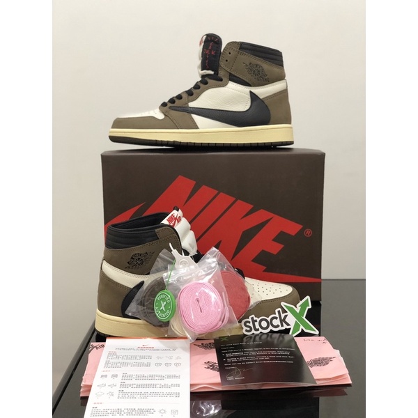 Sepatu Nike Air Jordan 1 Retro High Travis Scott BNIB