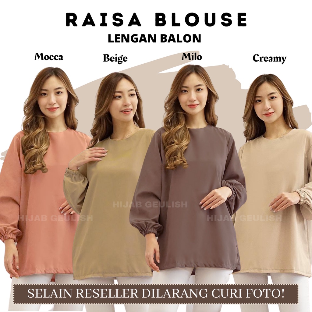 Raisa Blouse Lengan Balon