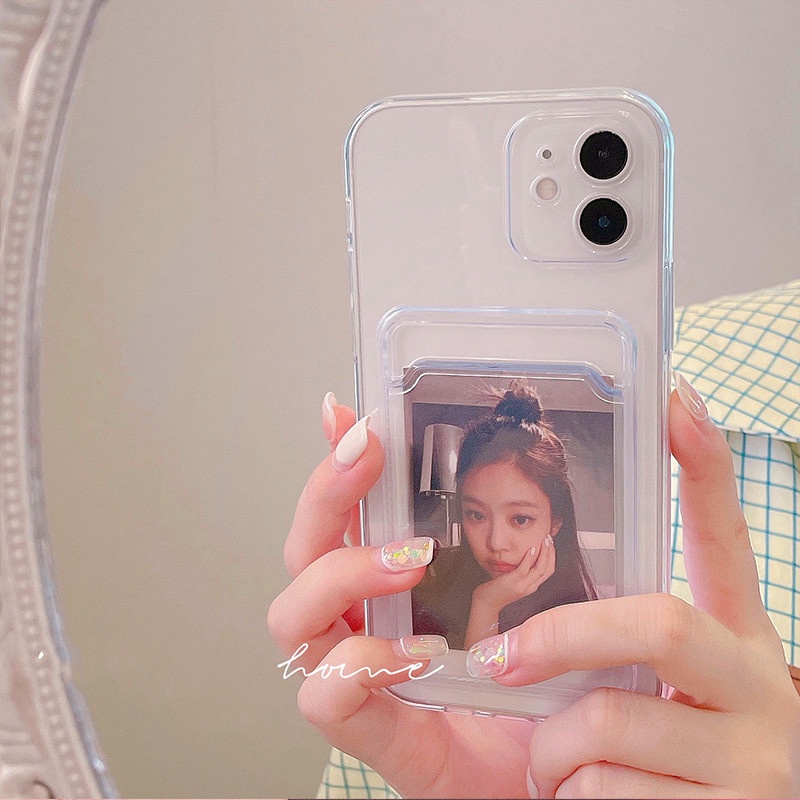 Casing Ponsel Kompatibel Untuk Iphone11 12 13 14Mini Case Kompatibel Untuk iphone 11 Pro X XS Max XR 78 Plus SE Case Cover Dompet Silikon Lembut Card Holder