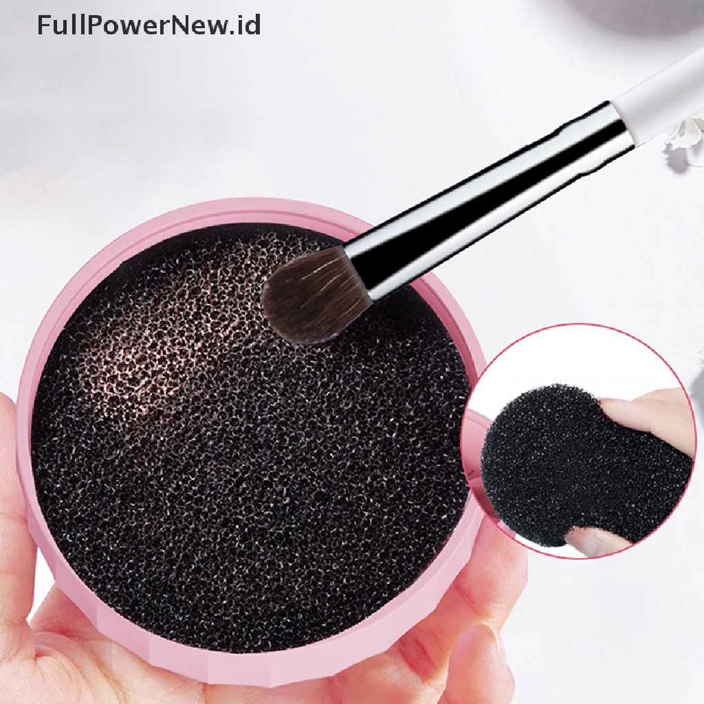 Power Silicone Makeup Brush Cleaner Pad Alat Alas Pembersih Papan Scrubber Cuci ID