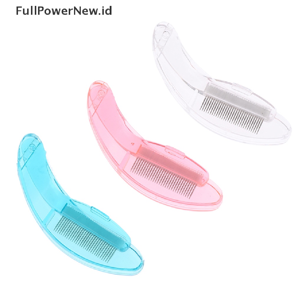 Power 1Pcs Sisir Alis Lipat Pemisah Bulu Mata Alis Eyelash Grooming Brush ID