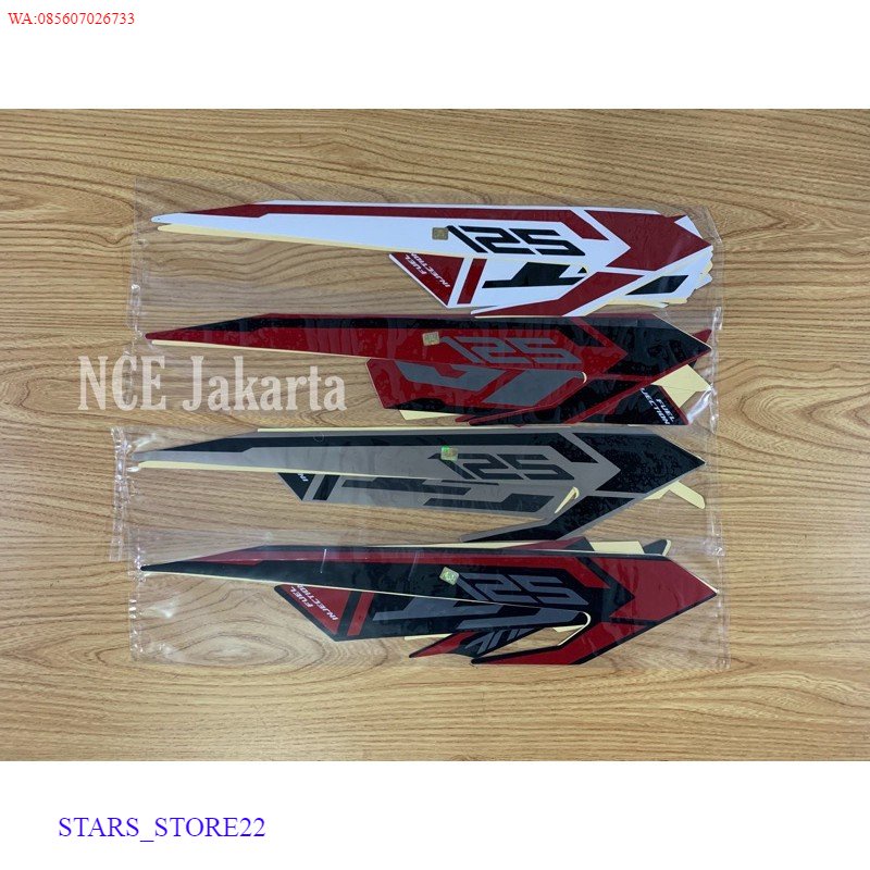 (ORI) STIKER STRIPING YAMAHA MIO SOUL GT LED TAHUN 2015 KUALITAS ORIGINAL PABRIK