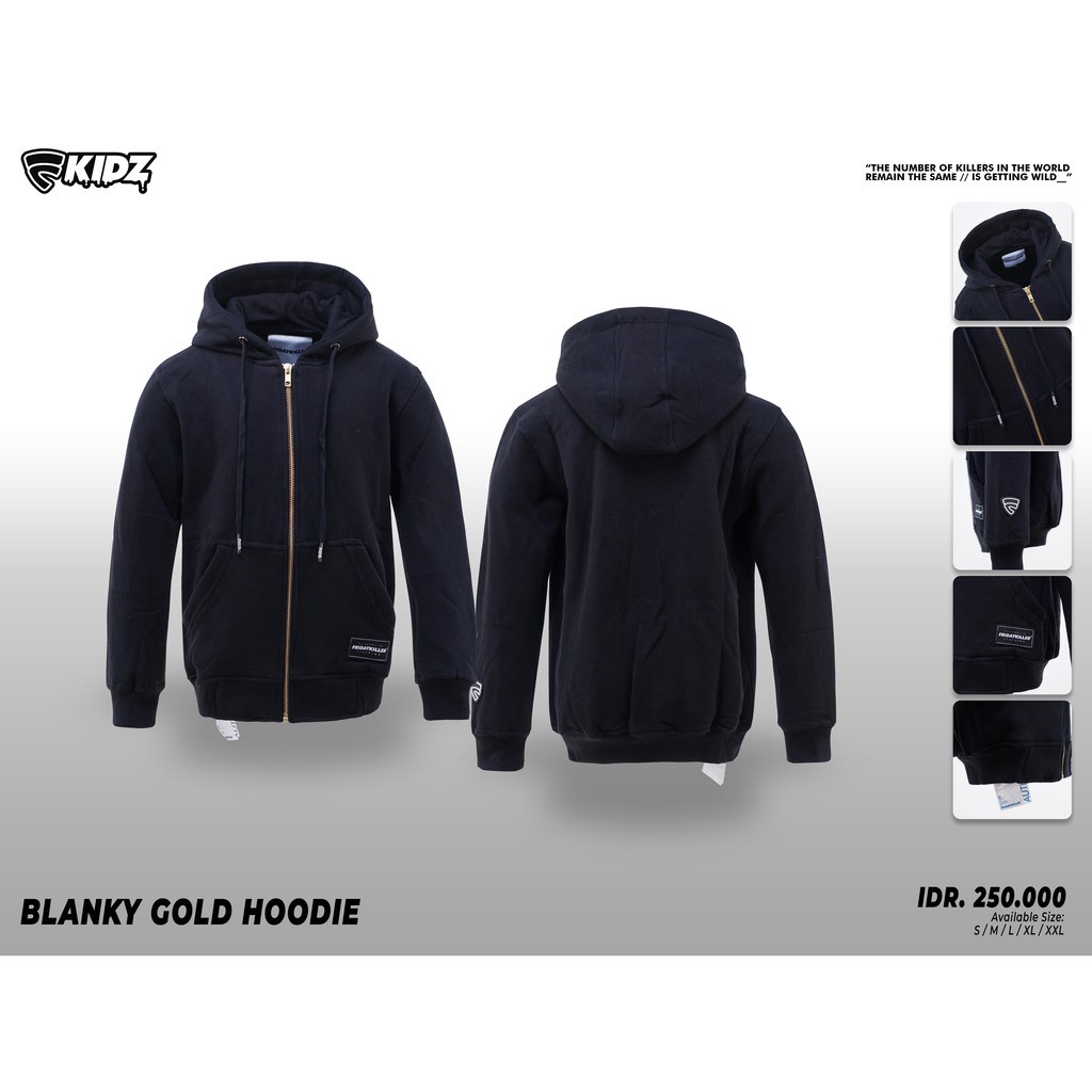 JAKET ANAK ANAK FRIDAY KILLER | BLANKY GOLD HOODIE