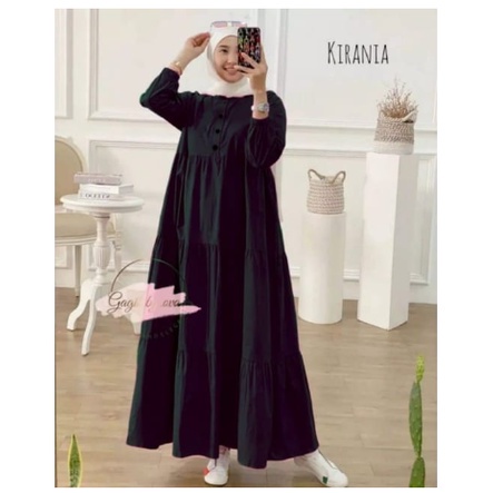 Terbaru ✨ Homedress Muslim Kiraniaaa Gamis Kekinian Midi Dress Rayon Polos Fashion Muslim Dewasa Ada
