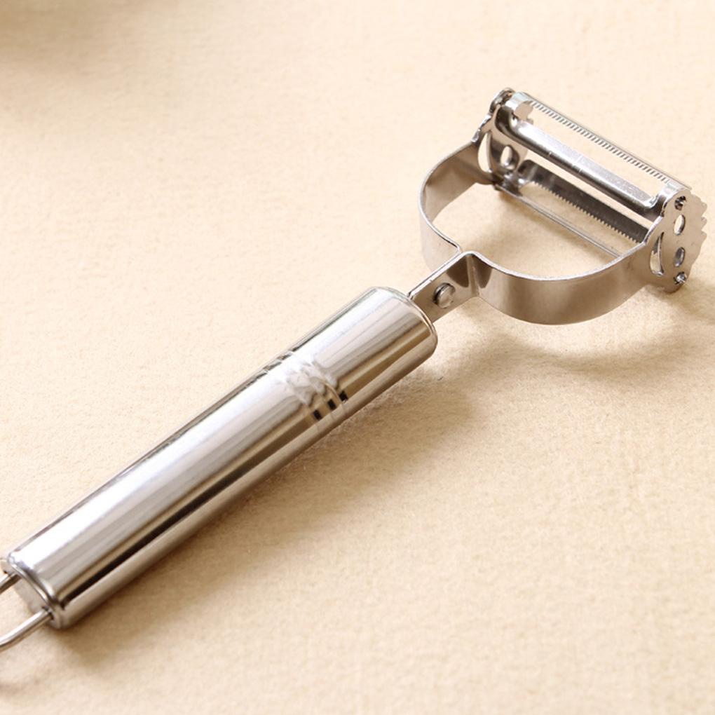 Parutan Kentang Pengiris Buah Dapur Gadget Kekencangan Dapat Dicuci Tahan Karat Gagang Panjang Handily Gripped Multifungsi