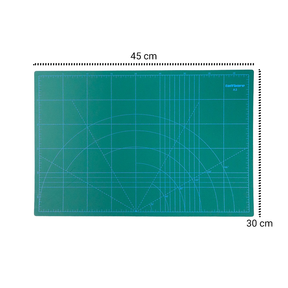 Taffware Work Cutting Mat Pad A3 45 x 30cm - GKSA3 - Green