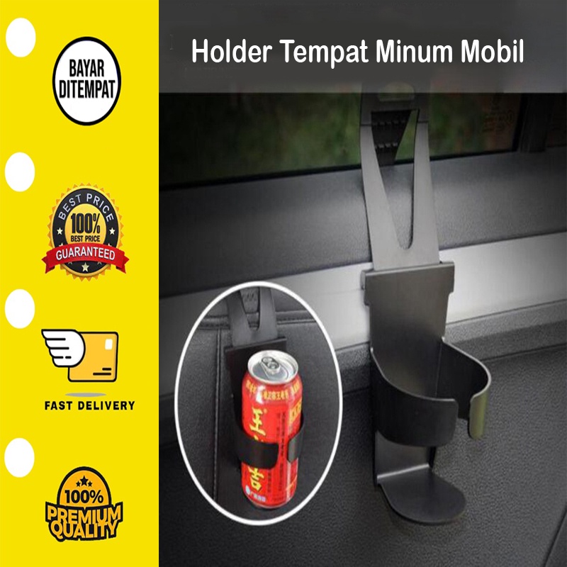 Holder Gantungan Botol Minum Mobil Universal Organizer Botol Minuman Otomotif Jendela Berdiri Wadah Kait untuk Mobil