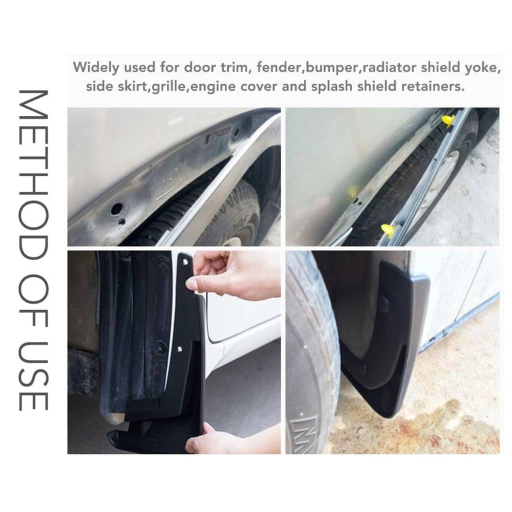 100pcs Car Clip Bumper Clips Rivet Door Panel Trim Kit Car Push Pin Rivet Klip Kereta MYVI VIVA AXIA ALZA ARUZ