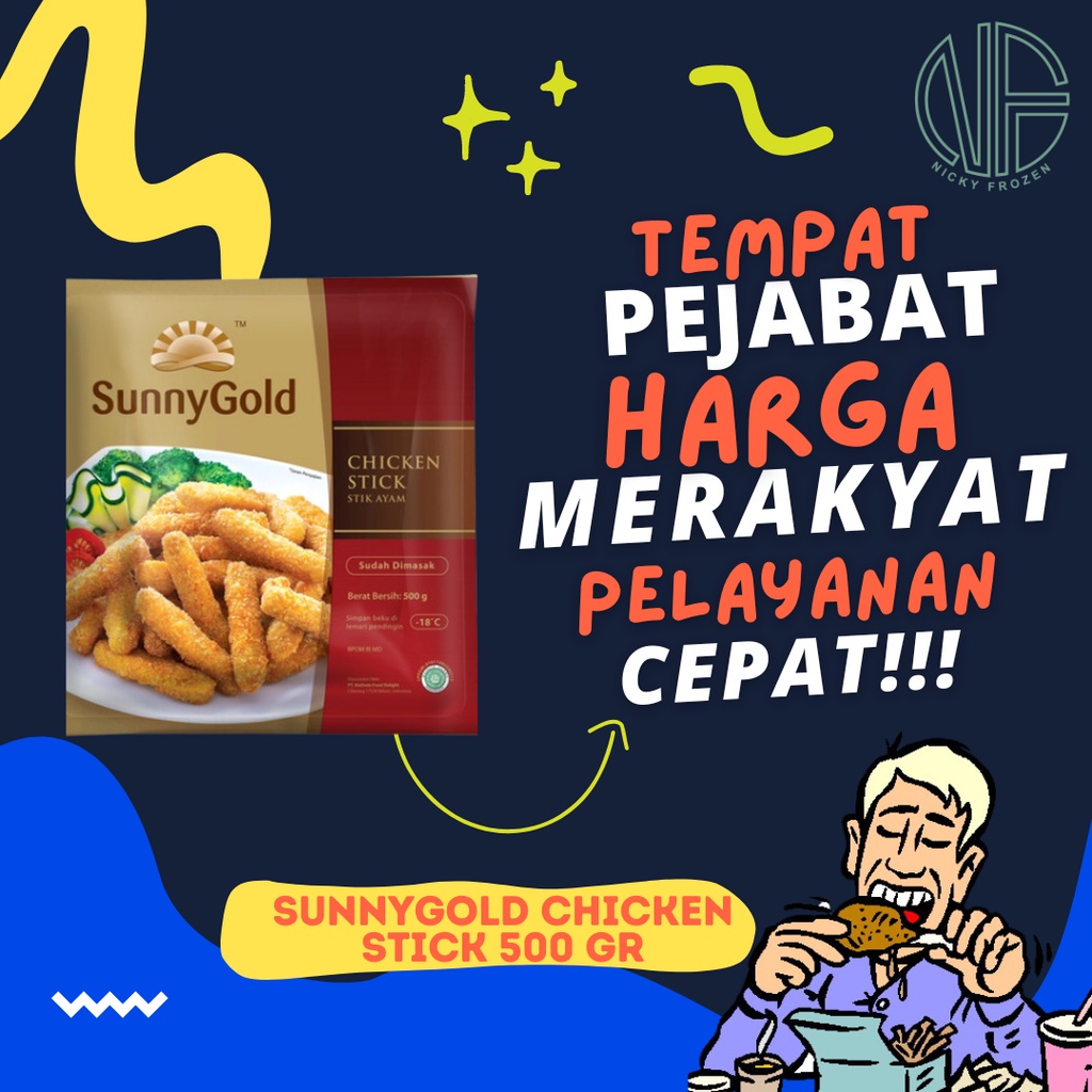 

SUNNYGOLD CHICKEN STICK 500gr