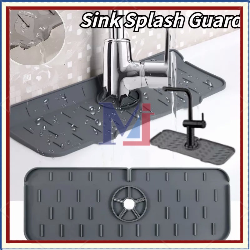 【COD】Kitchen Silicone Faucet Absorbent Mat/Kitchen Sink Splash Guard/Sink Protectors for Kitchen Sink/Alas Pelindung Keran Wastafel Dapur