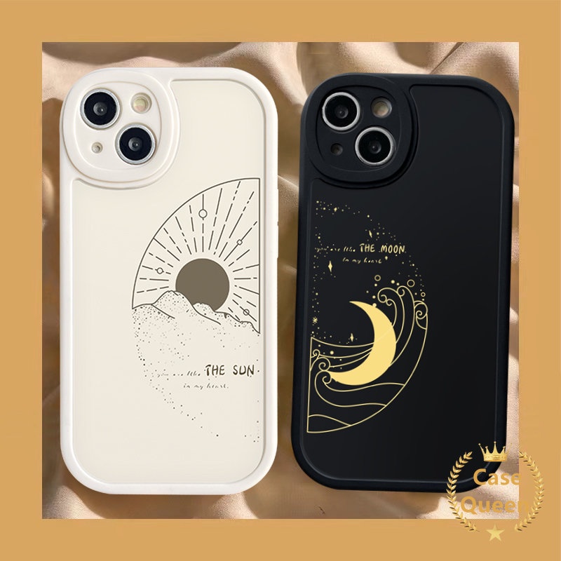 Casing Couple Simple Empuk Oppo A17K A96 A12 A16E A92 A1K A74 A95 A17 A78 A9 A5 A16 A77s A7 A58 A76 A54 A53 A31 A57 A15 A5s A55 A3S A16K Reno5 5F 5Z 8 7 7Z Matahari Sarung Pecinta Bulan