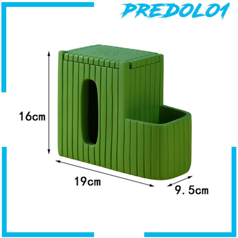 [Predolo1] Tempat Kotak Tissue Dan Caddy Penyimpanan Multifungsi Untuk Asrama Dresser Kantor