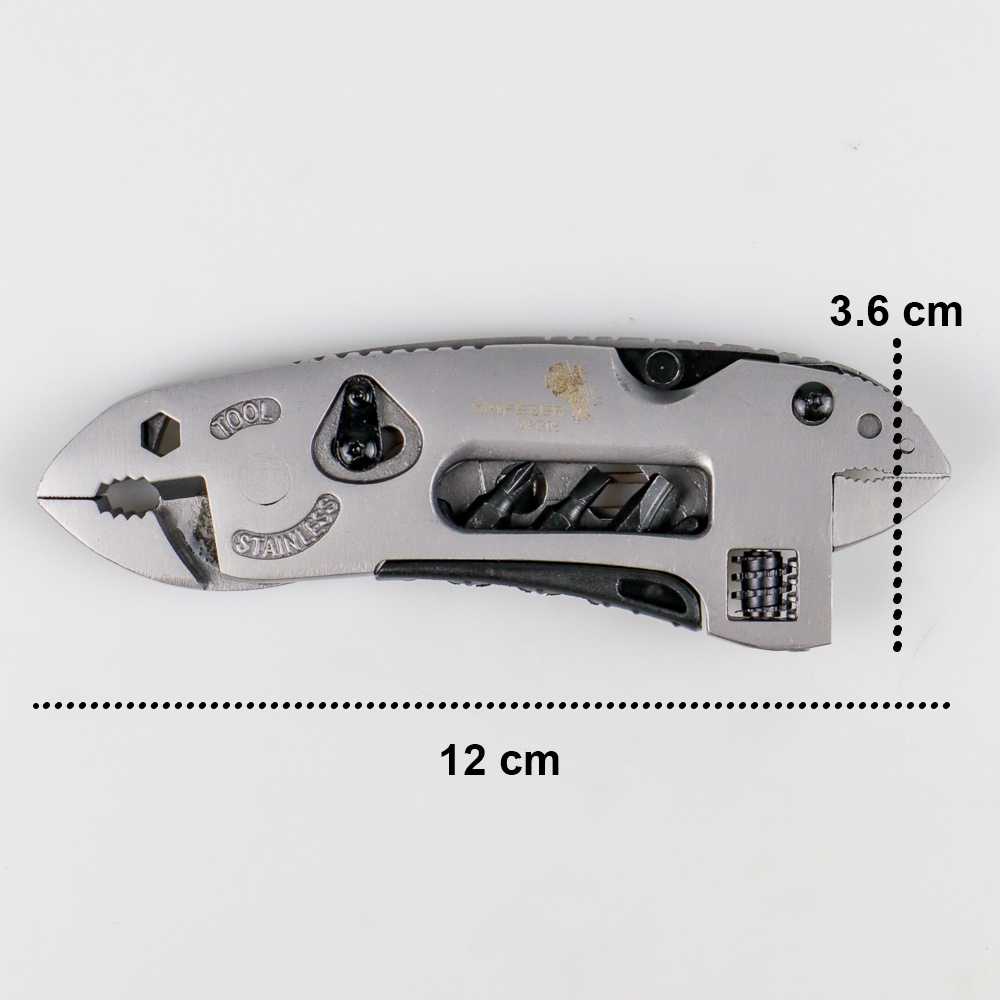 (BISA COD) FTIHSHP  Kunci Pas Swiss Army Knife Wrench Plier EDC Multifungsi - MPG05