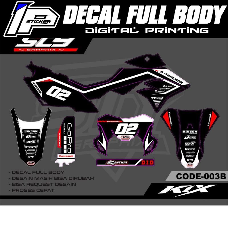 DECAL KLX 150 OLD FULL BODY