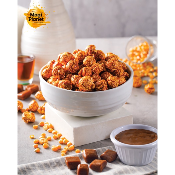 

[Bisa COD] Popcorn Magi Planet - Toffee Caramel (Premium Range)