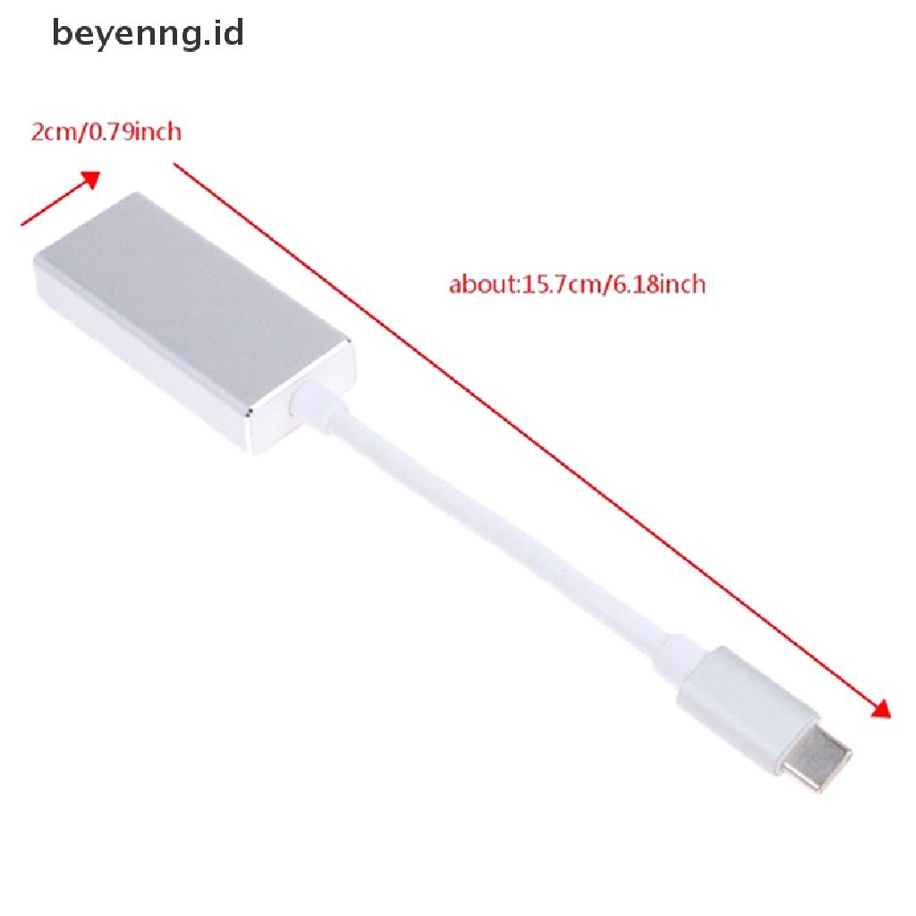 Beyen USB 3.1 USB C Type-C Male to Mini DP Display Port Female dapter Converter Kabel ID