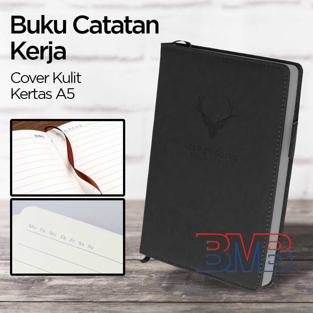 

N22 Buku Catatan Kerja Notebooks Cover Kulit Kertas A5 Tlevino - CW-5025