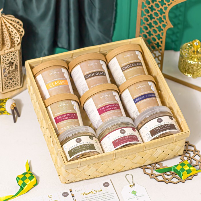 

✨NEW✨ -Parsel Ramadan 'Medina' OatBarn | Hampers Makanan Lebaran Parcel- 1.1.23