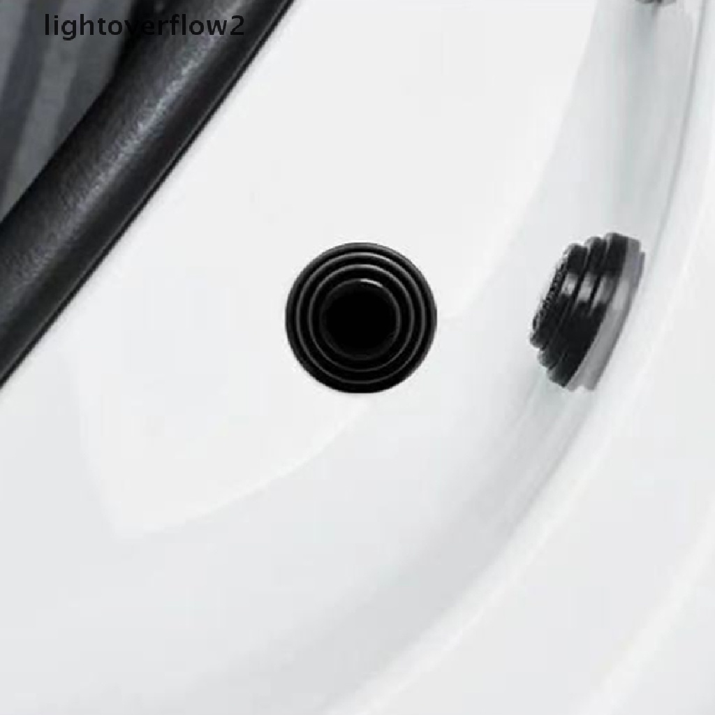 [lightoverflow2] 10pcs Silikon Pintu Mobil Anti Tabrak Pad Peredam Suara Dan Penyerap Goncangan [ID]
