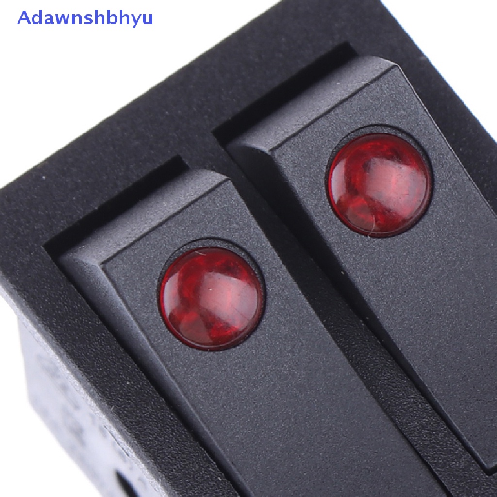 Adhyu New Saklar Tombol Ganda Rocker Switch Untuk Penghangat Pemanas Minyak Dengan Lampu On-Off ID