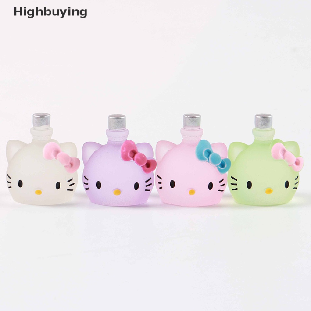 Hbid 3Pcs Simulasi Resin Dekorasi Kartun Kucing Botol Kecil Mini Hewan Micro Dekorasi Lanskap Aksesoris Glory