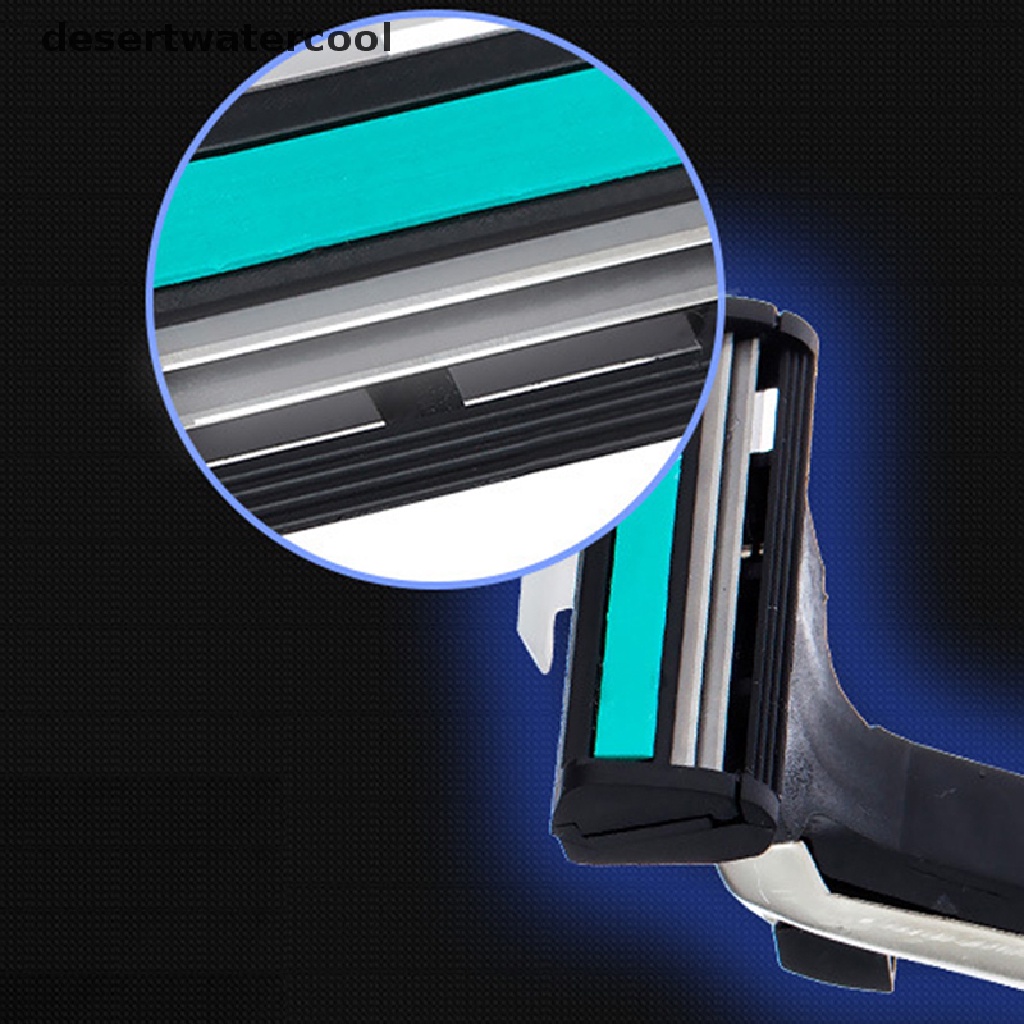 Deid 15xTravel Set Handle Pisau Cukur Silet Pengaman Yang Dapat Diganti Double Blade Martijn